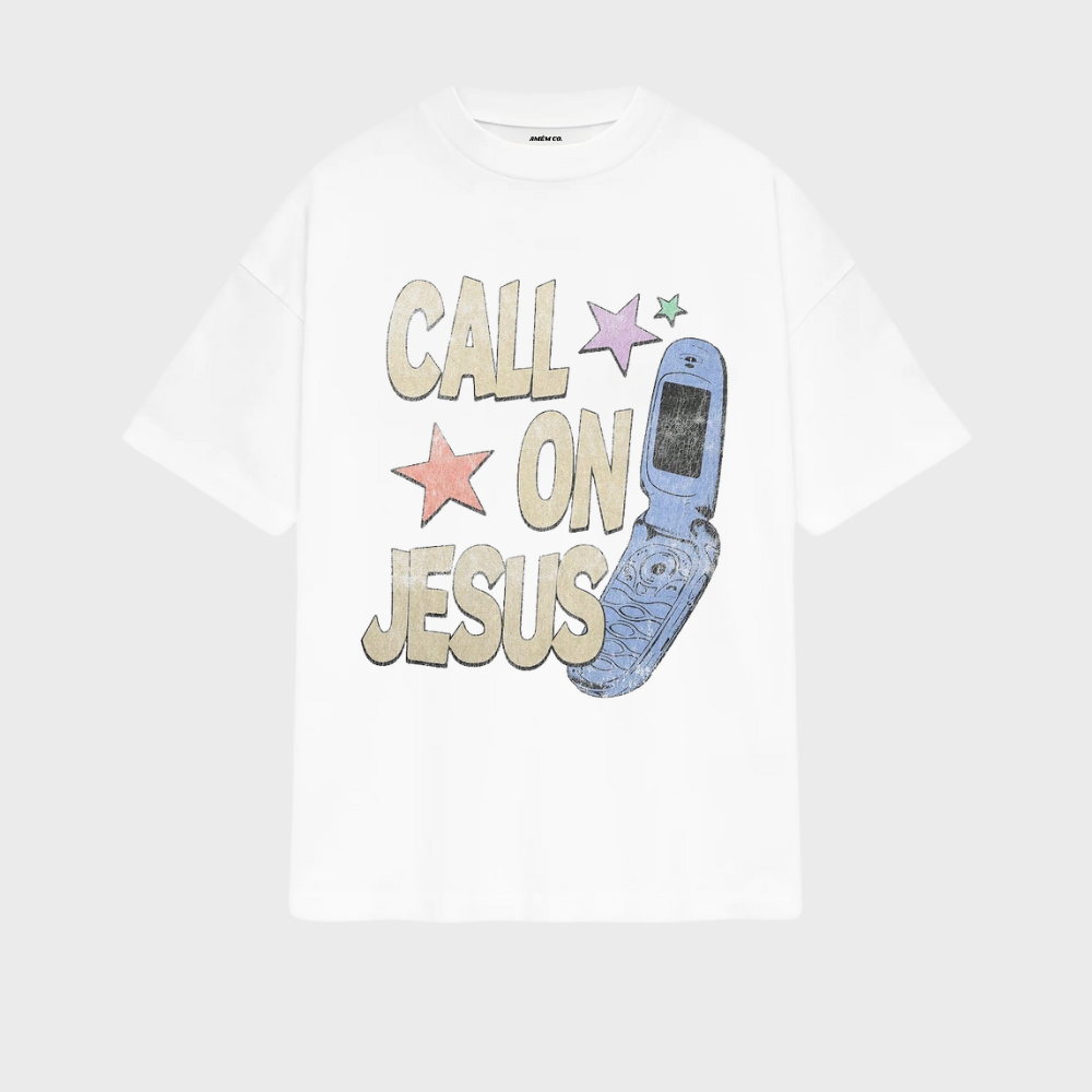 Camiseta Call on Jesus White Infantil