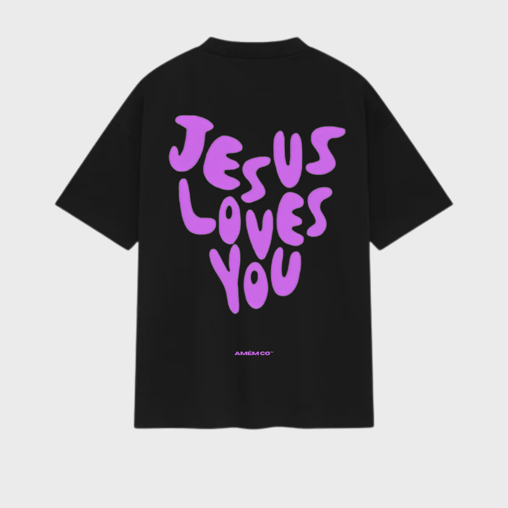 Camiseta Jesus Loves You Branca