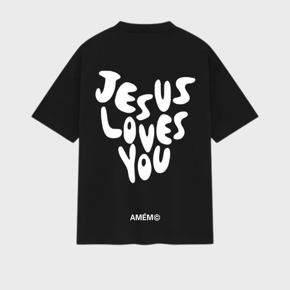 Camiseta Jesus Loves You Branca