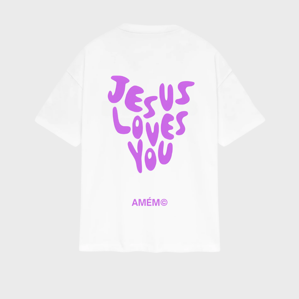 Camiseta Jesus Loves You Infantil