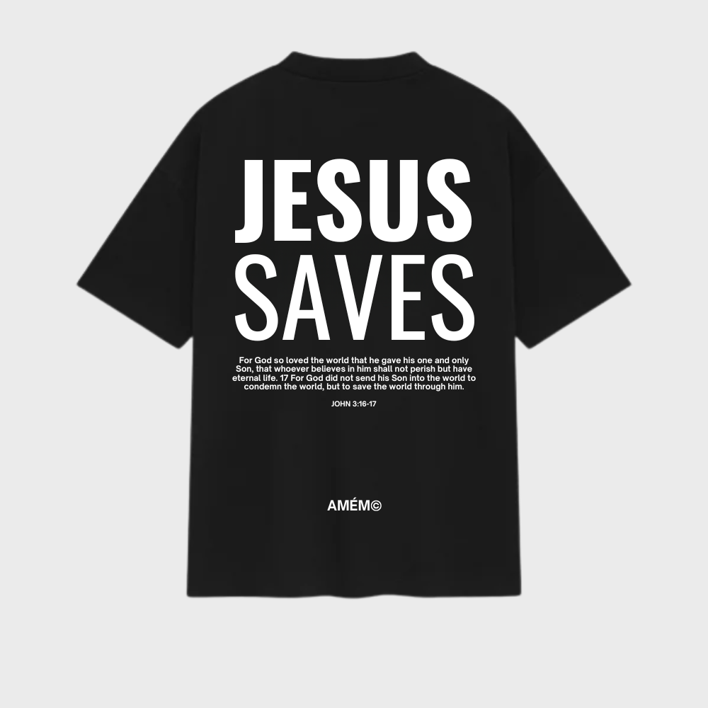 Camiseta Jesus Saves Infantil